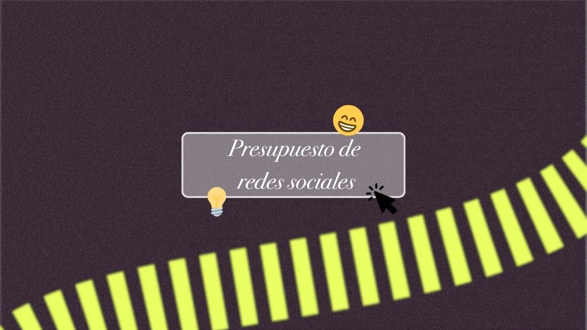 presupuesto redes sociales