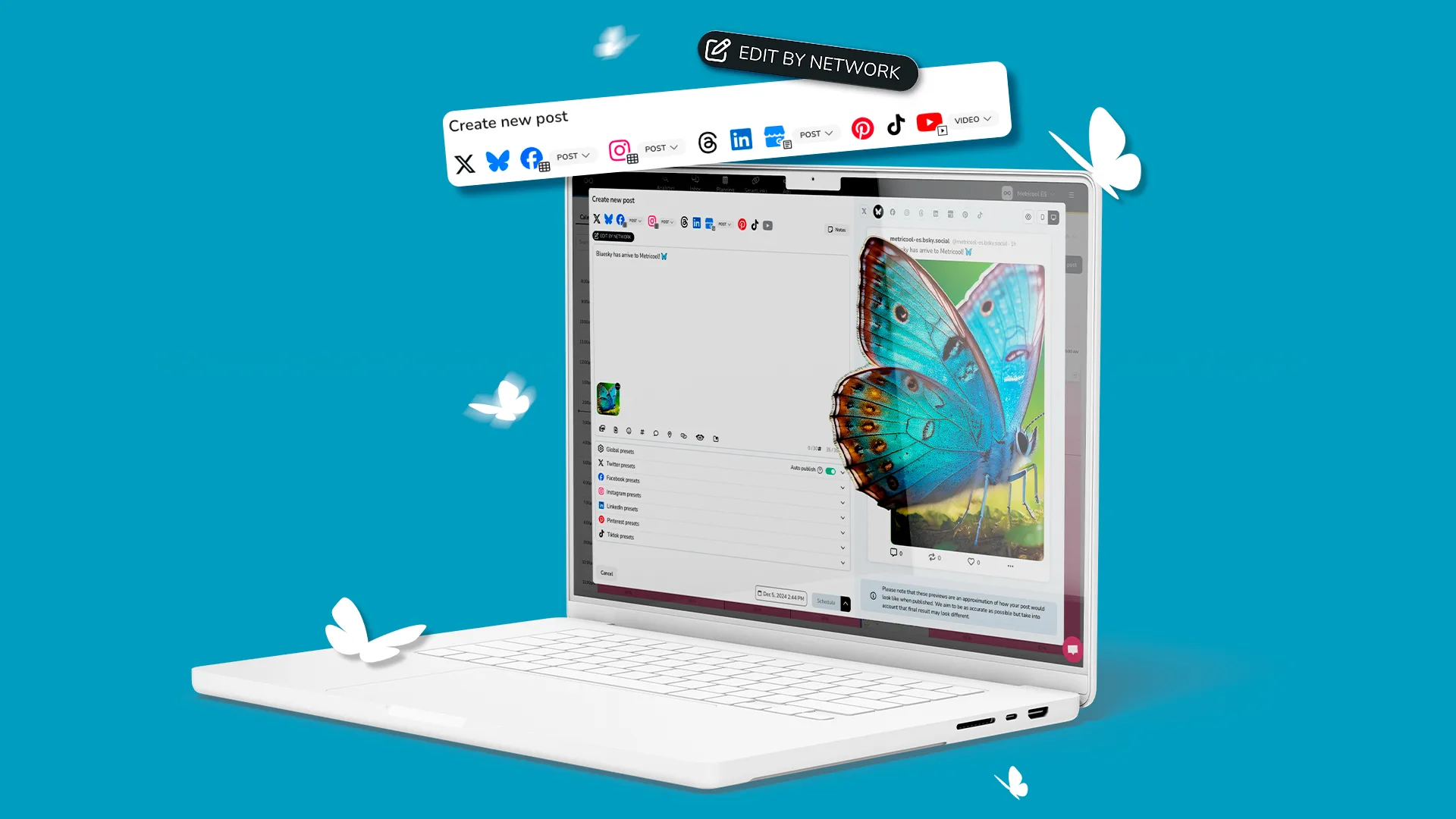 como programar publicaciones bluesky