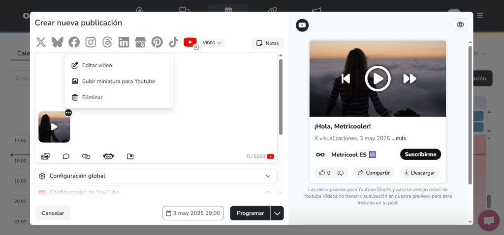 cómo automatizar un canal de youtube