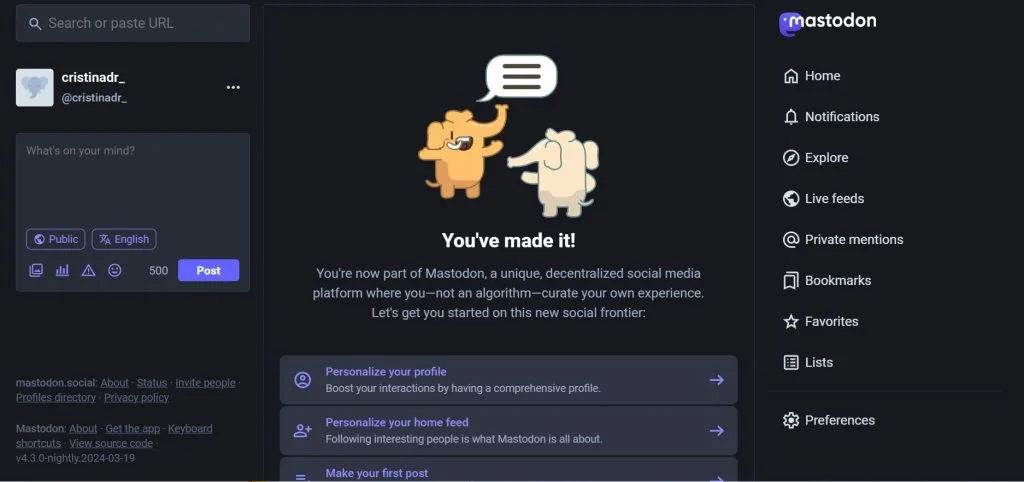 que es mastodon
