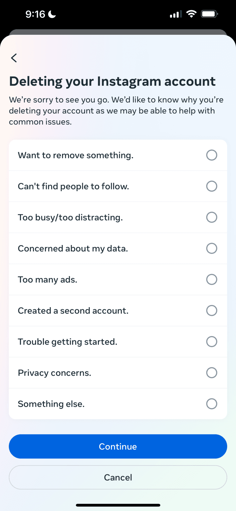 How to Delete Your Instagram Account