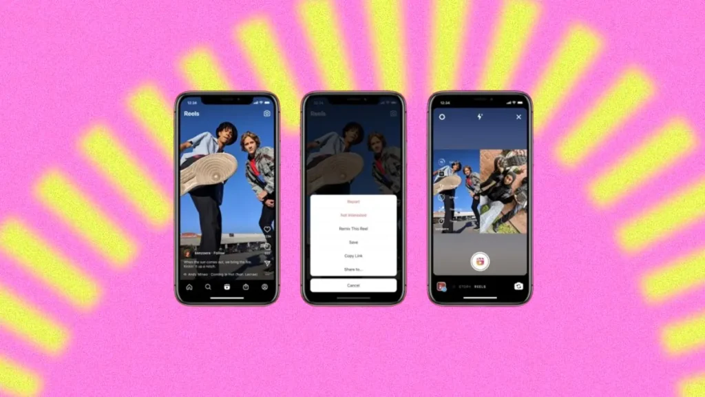 remix de reels instagram