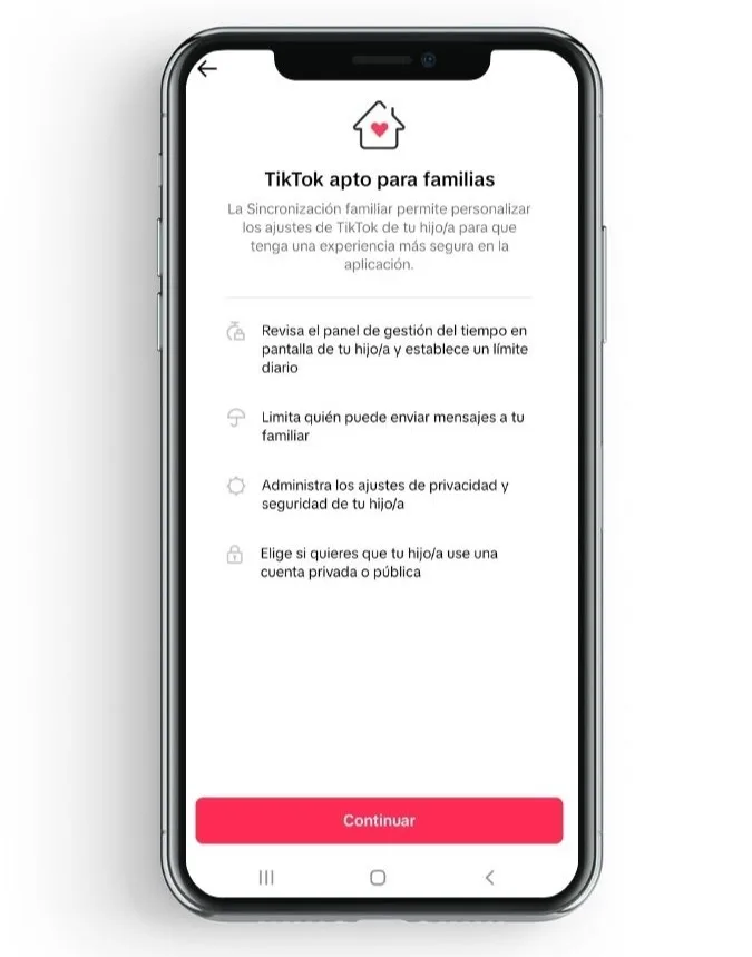 sincronización familiar tiktok