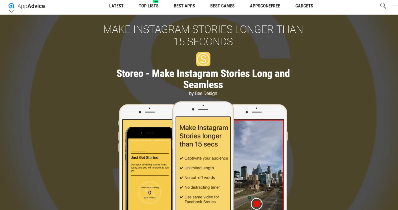creative instagram stories storeo