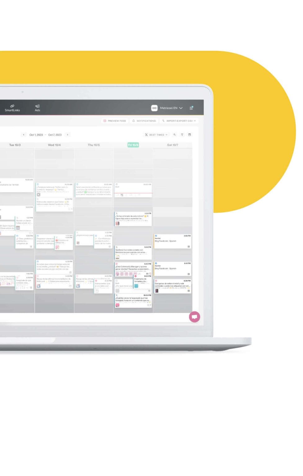 Schedule and Analyze Twitter with Metricool