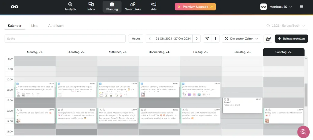 twitter post planen planer
