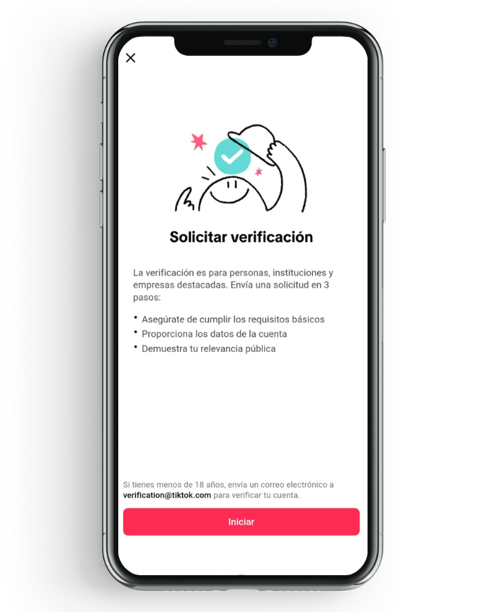 verificar cuenta tiktok