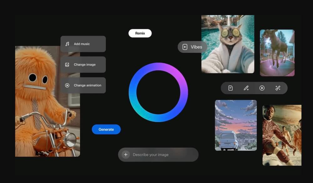 app vibes de meta ai
